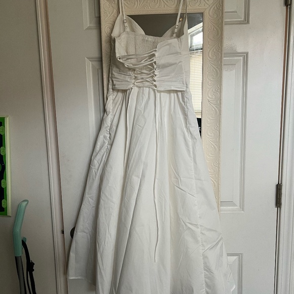 BabyBoo White Mariella Midi Dress - Size M - Picture 4 of 4